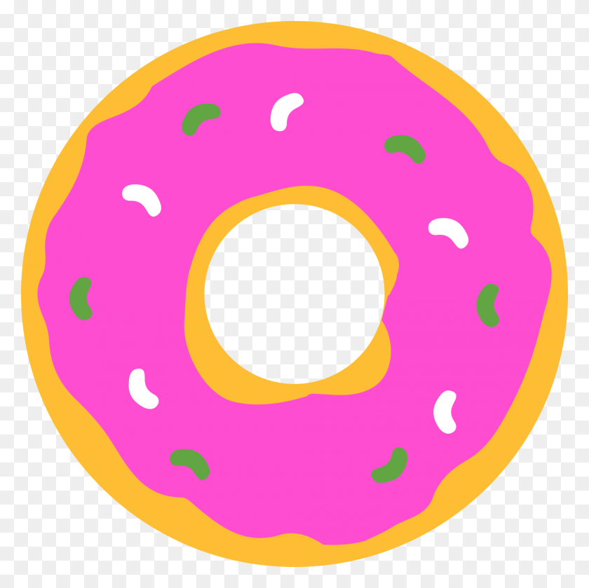 2000x2000 Simpsons Donut - Donut PNG
