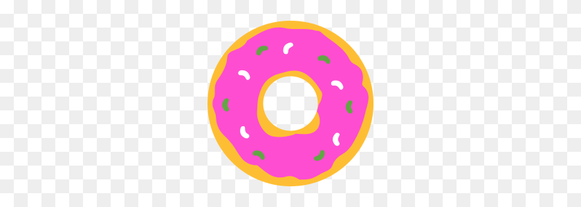 240x240 Los Simpsons Donut - Donut Png
