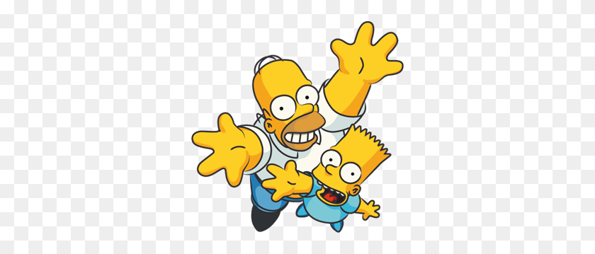 300x299 Los Simpsons Logo Vectores Descargar Gratis - Homero Png