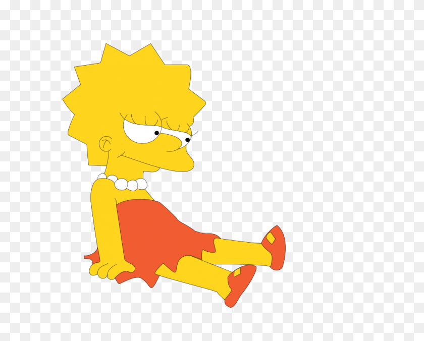 1023x809 Simpsons Png Icon Web Icons Png - Lisa PNG