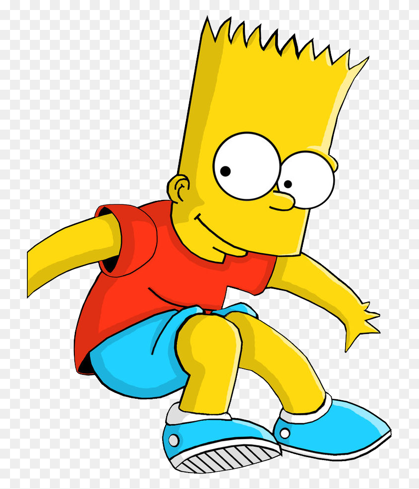 732x921 Simpsons Png Images Download, Homer Simpson Png - Bart Simpson Png