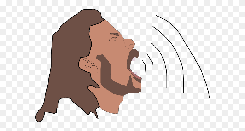 600x392 Singer Audio Waves Clip Art - Singing Clipart