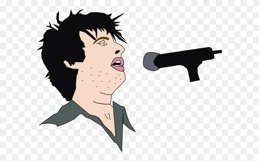 600x462 Singing Microphone Clipart - Person Singing Clipart