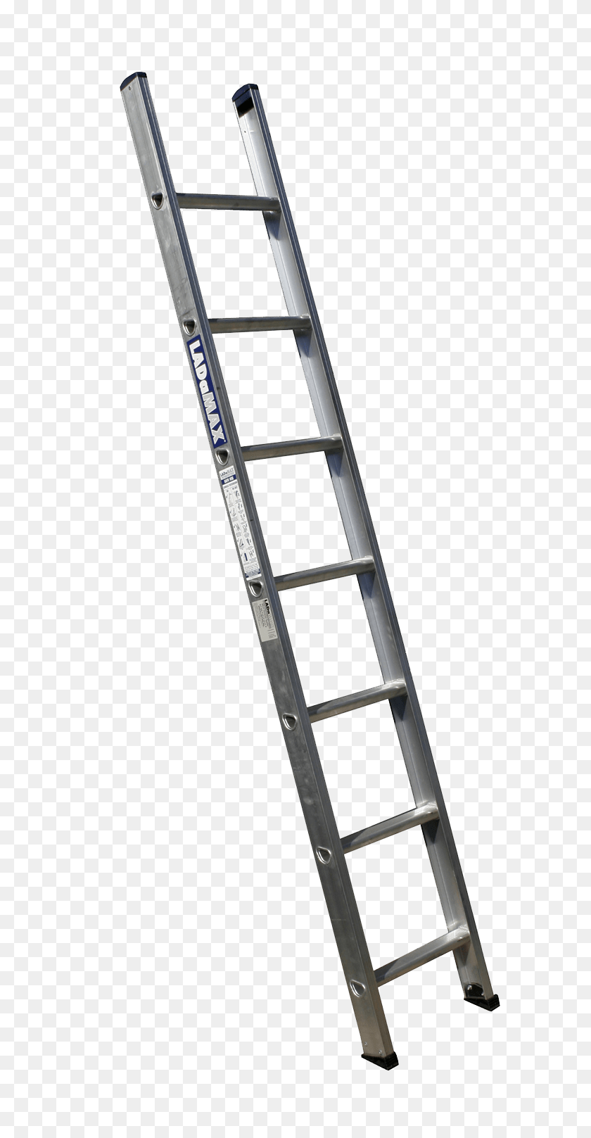 780x1557 Single Aluminium Ladder Transparent Png - Stairs PNG