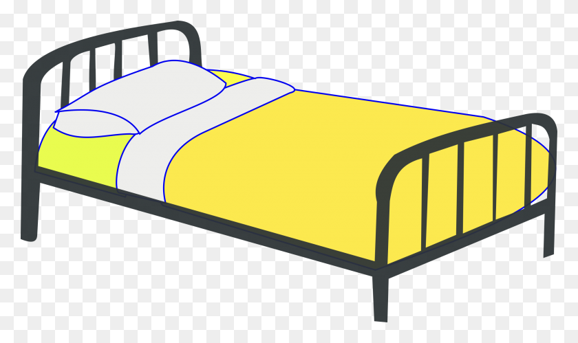 2400x1352 Single Bed Icons Png - Bed PNG