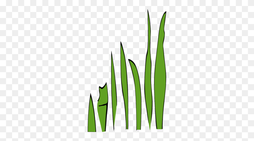 260x409 Single Blade Of Grass Clipart - Patch Of Grass Clipart