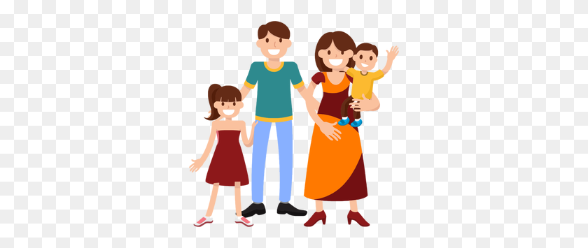 300x295 Single Parent Family Clipart - Holy Family Clipart