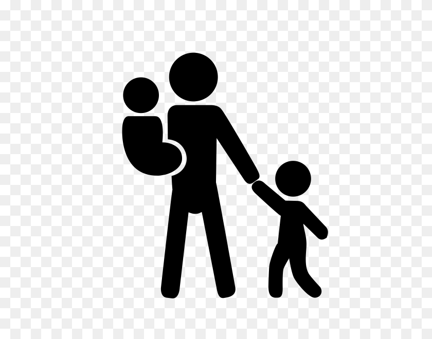 600x600 Single Parent Rubber Stamps Stampmore - Parent And Child Holding Hands Clipart