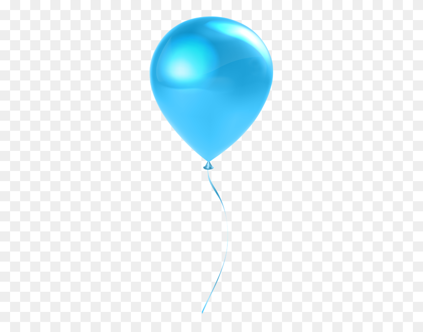 249x600 Single Sky Blue Balloon Transparent Clip Art Picswordspng - Sky Background PNG