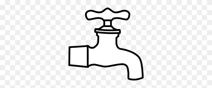 298x291 Sink Faucet Clipart Clip Art Images - Dishes In Sink Clipart