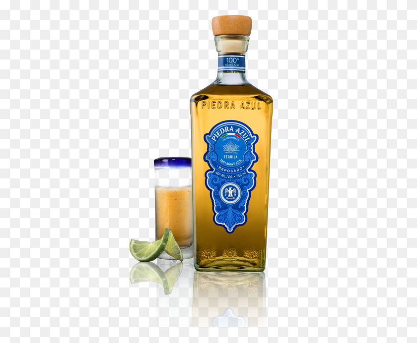319x632 Bebiendo Con Piedra Azul Reposado Tequila Aficionado - Tequila Png
