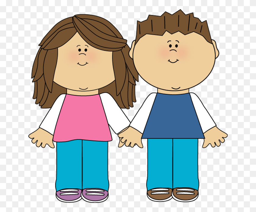 654x635 Sisterand Brother Pictures Free Download - Shooting Star Clipart
