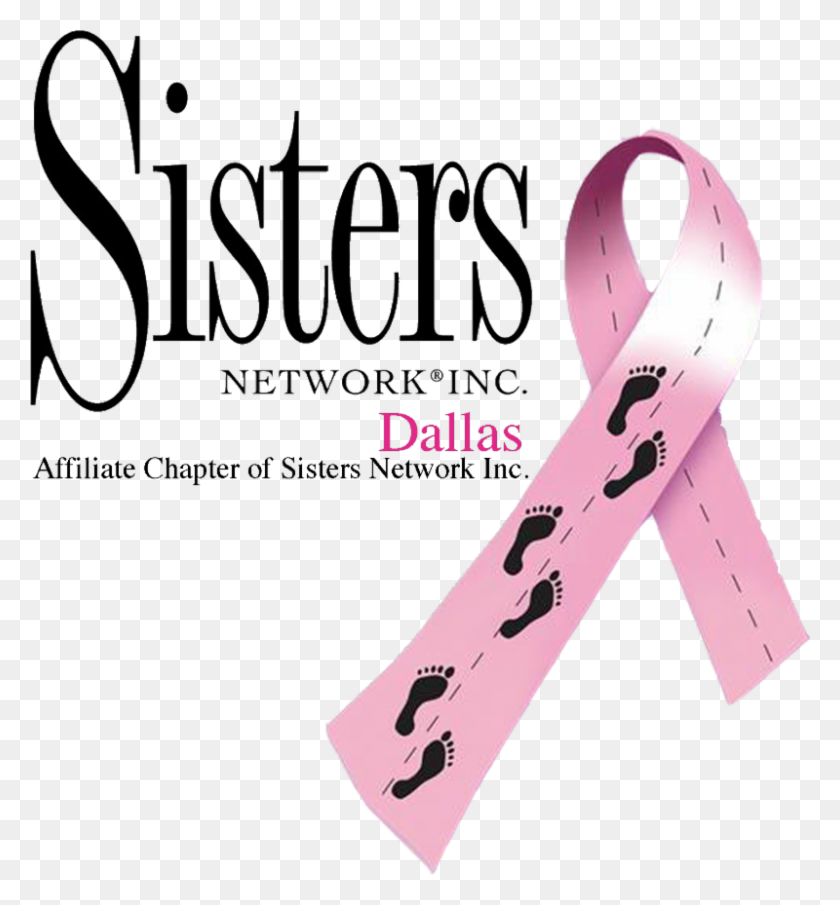 800x867 Sisters Network Breast Cancer Walk Registration - Breast Cancer Awareness Ribbon PNG