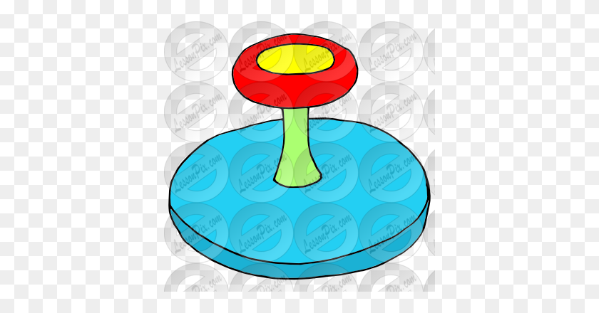 380x380 Sit And Spin Picture For Classroom Therapy Use - Spin Around Clipart