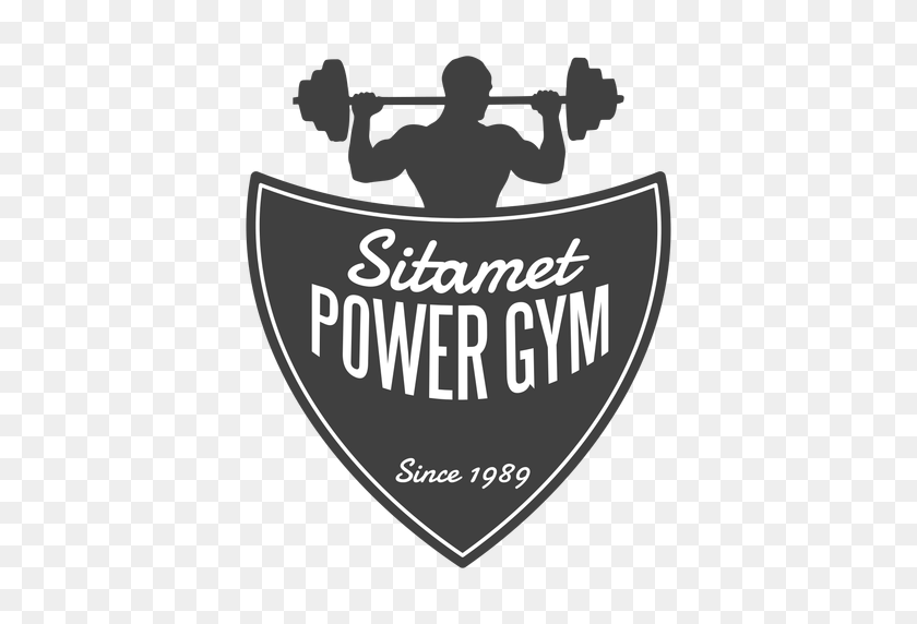 512x512 Sitamet Power Gym Logotipo - Gimnasio Png