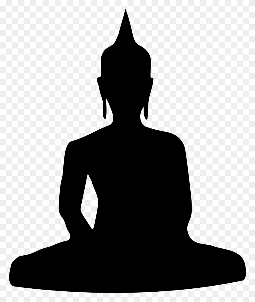 1996x2400 Sitting Buddha Silhouette Icons Png - Sitting Silhouette PNG