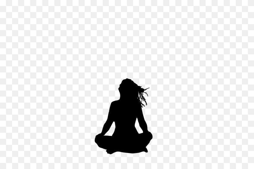 500x500 Sitting Free Clipart - Sitting Silhouette PNG