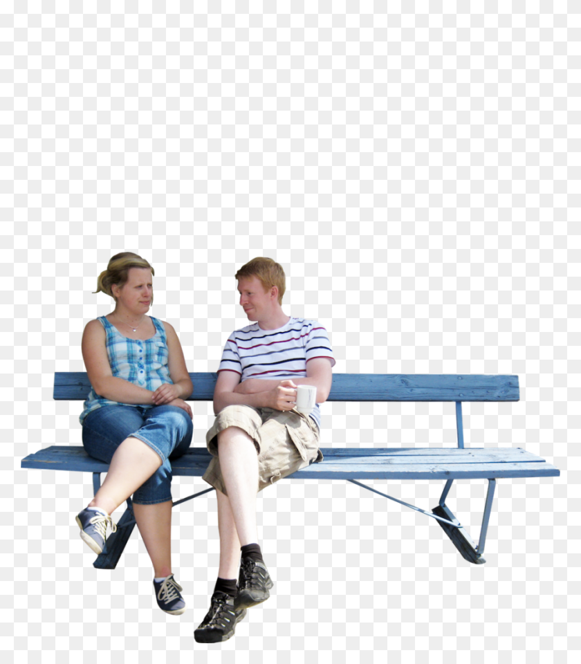 887x1024 Sitting Park Bench Png Image - Bench PNG