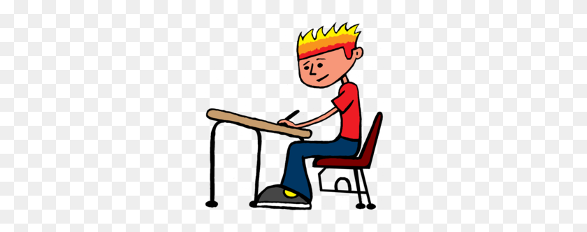 260x272 Sitting Quietly In Classroom Clipart - Students In Classroom Clipart