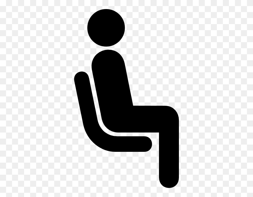 348x594 Sitting Symbol Clip Art - Sitting In A Chair Clipart