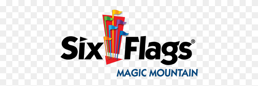 450x222 Six Flags Montaña Mágica - Magic Kingdom Logotipo Png