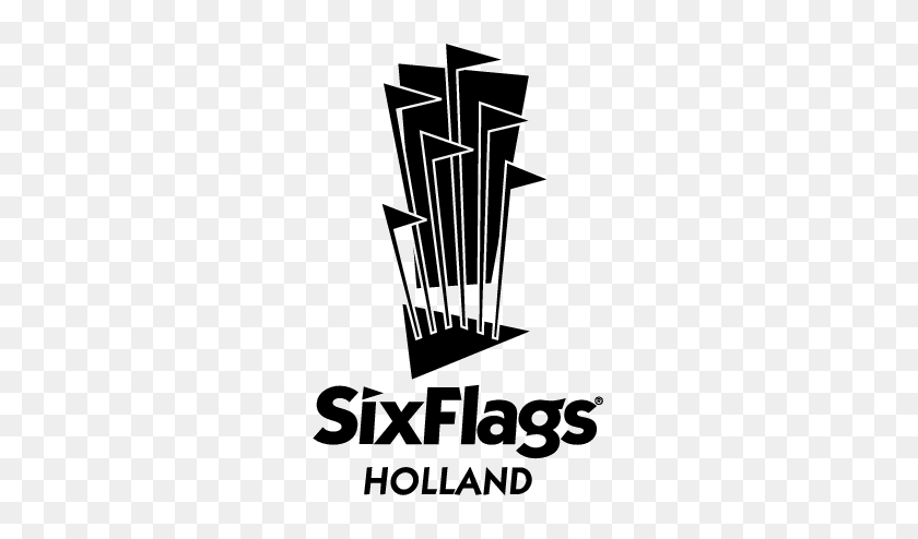 279x434 Sixflags Holland Logotipos, Logotipos De Empresas - Six Flags Clipart