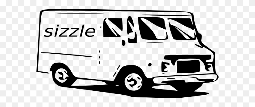 600x295 Sizzle Truck Clipart Png For Web - Monster Truck Clipart Black And White