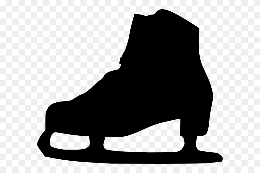 600x501 Skate Boots Clip Art - Hockey Skate Clip Art