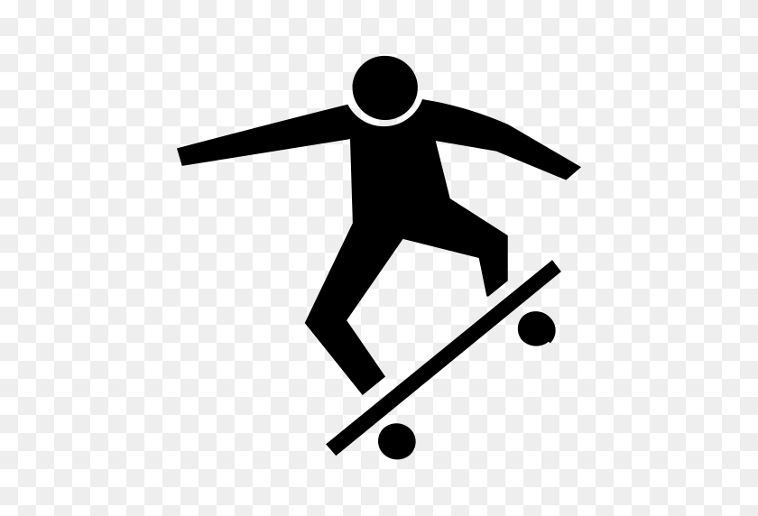 512x512 Skate, Skateboard, Skateboarding Icon With Png And Vector Format - Skate Png