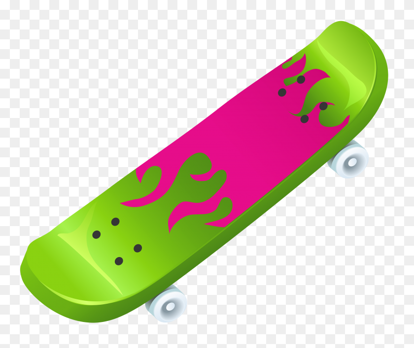 3840x3191 Skateboard Clip Art Download - Skateboard Clipart
