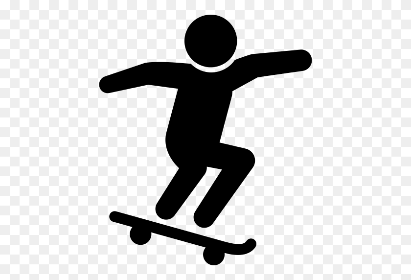512x512 Skateboarding Png Icon - Skater Png