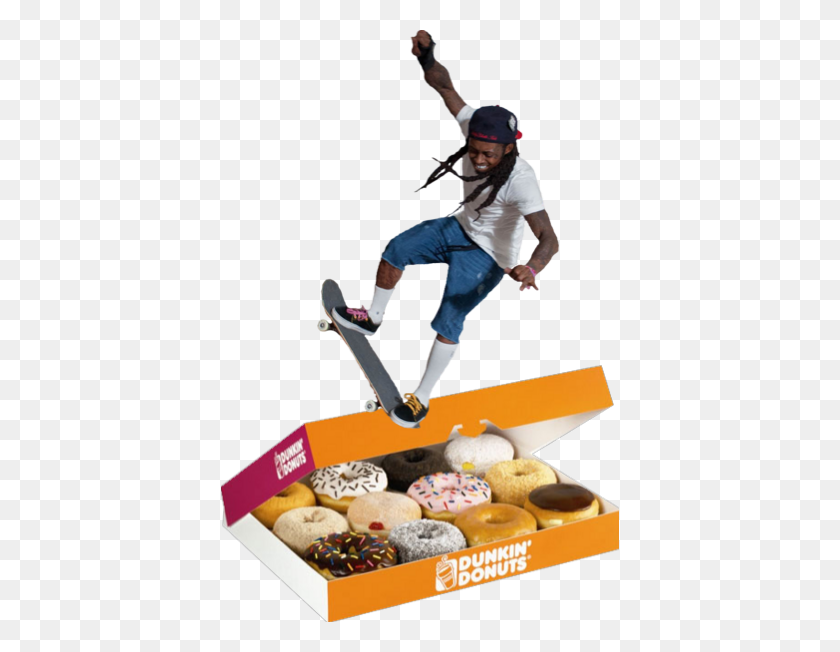 398x592 Skateboarding My Edit Lil Wayne Weezy Donut Png Transparente - Lil Wayne Png