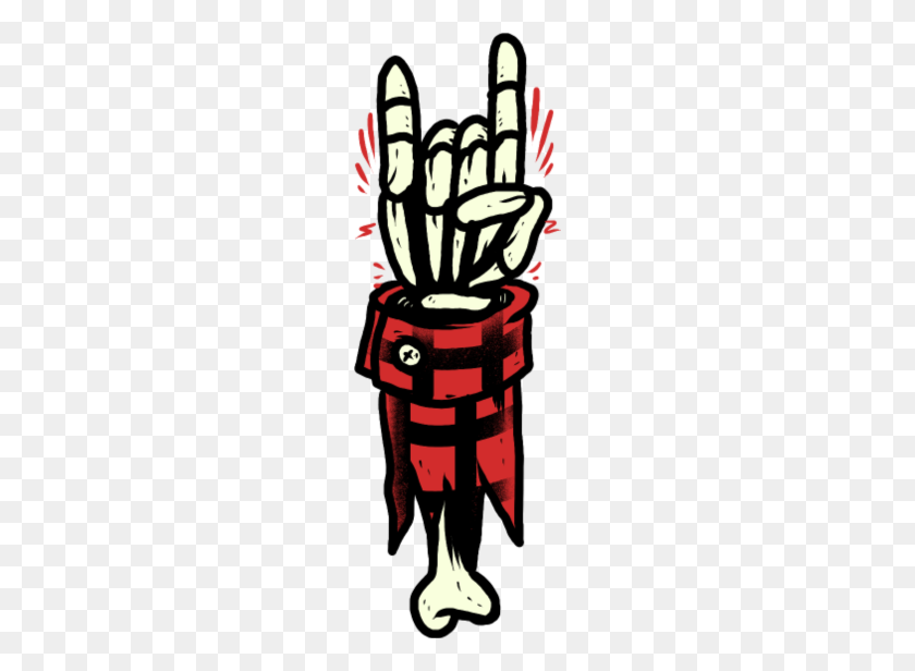 190x556 Skeleton Hand - Skeleton Hand PNG