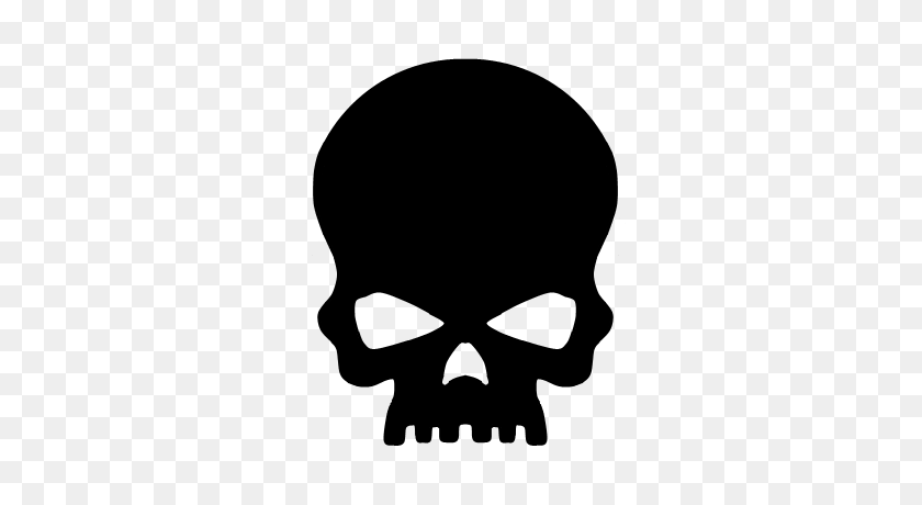 400x400 Skeleton Head Clipart Skull Logo - Skull Head Clipart