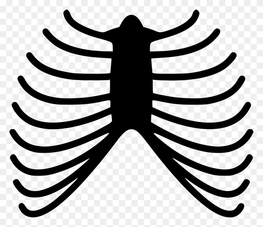 981x838 Skeleton Ribs Png Icon Free Download - Ribs PNG