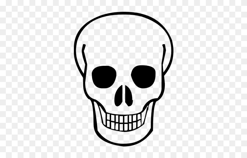 480x480 Esqueleto, Cráneo Png - Cráneo Png