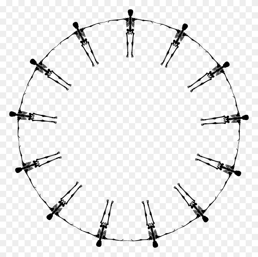 2328x2316 Skeletons Circle Icons Png - Dancing Skeleton PNG