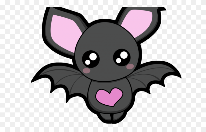 640x480 Sketch Clipart Bat - Cute Bat Clipart