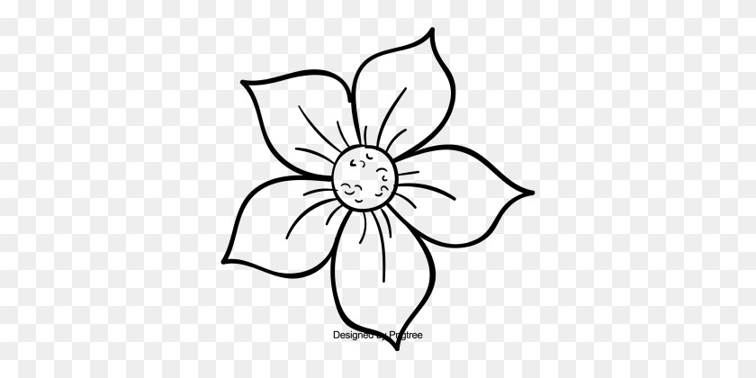 360x360 Sketch Flower Png Images Vectors And Free Download - White Flower PNG