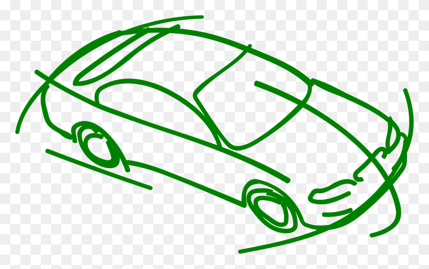 2400x1443 Sketch Of A Modern Car Icons Png - Sketch PNG