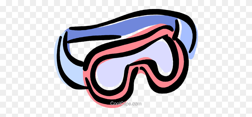 480x331 Ski Goggles Royalty Free Vector Clip Art Illustration - Ski Goggles Clipart