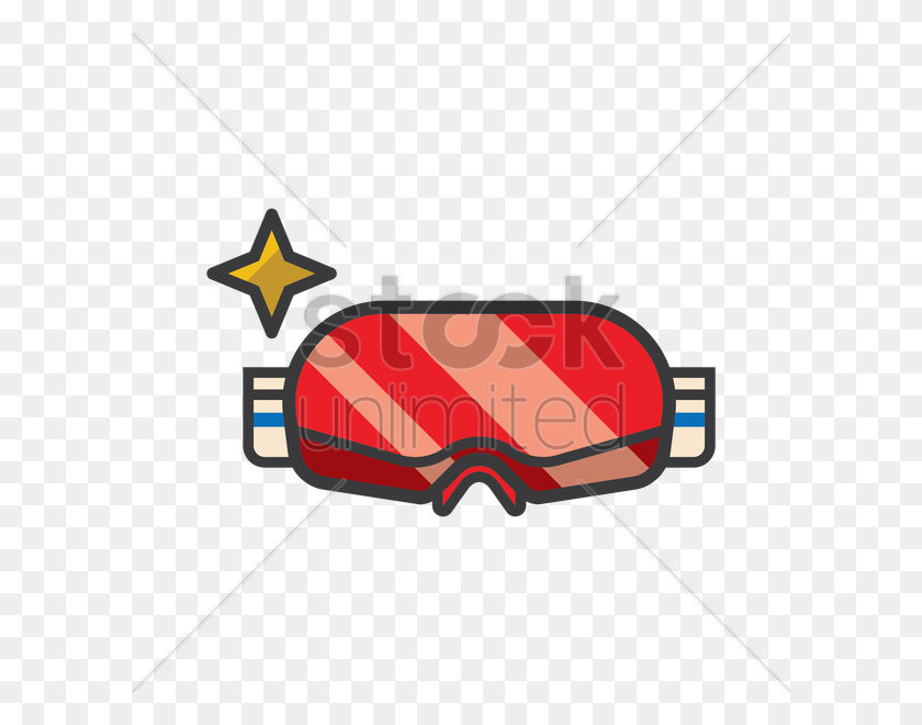 600x600 Ski Goggles Vector Image - Ski Goggles Clipart
