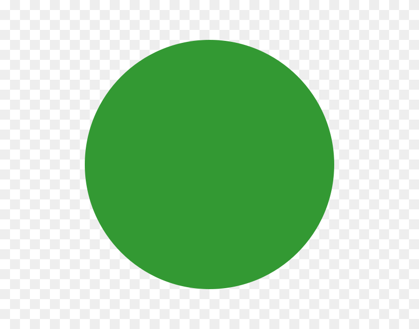 600x600 Символ Рейтинга Лыжной Трассы Зеленый Круг - Зеленый Круг Png