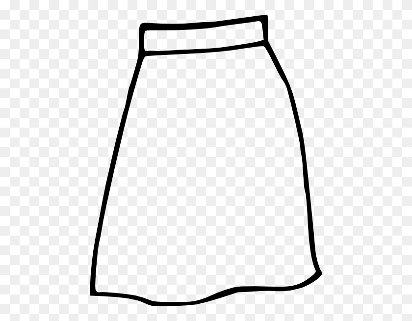 474x594 Skirt Clip Art - Skirt Clipart Black And White
