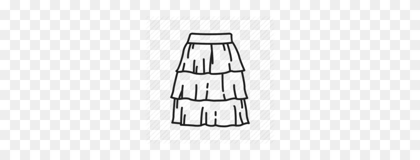 260x260 Skirt Clipart - Grass Skirt Clipart