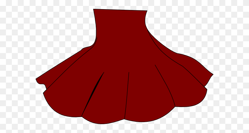 600x391 Skirt Red Clipart Transparent Png - Skirt PNG