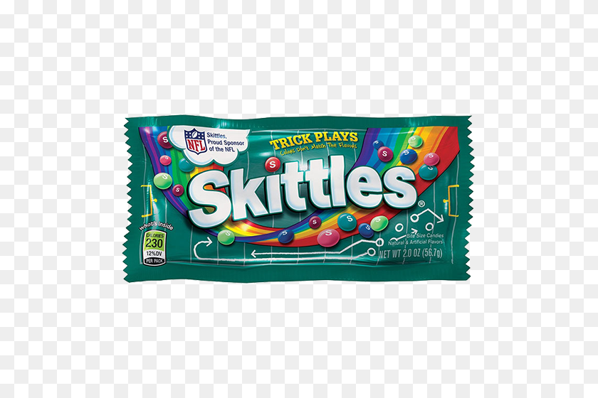 500x500 Skittles Trick Plays Bite Size Candies - Skittles PNG