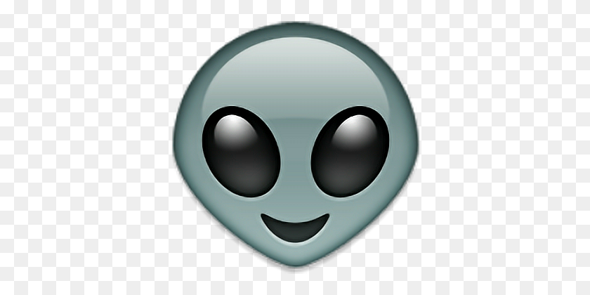354x360 Skrillex Alien Emoji Ijm Gris - Alien Emoji PNG