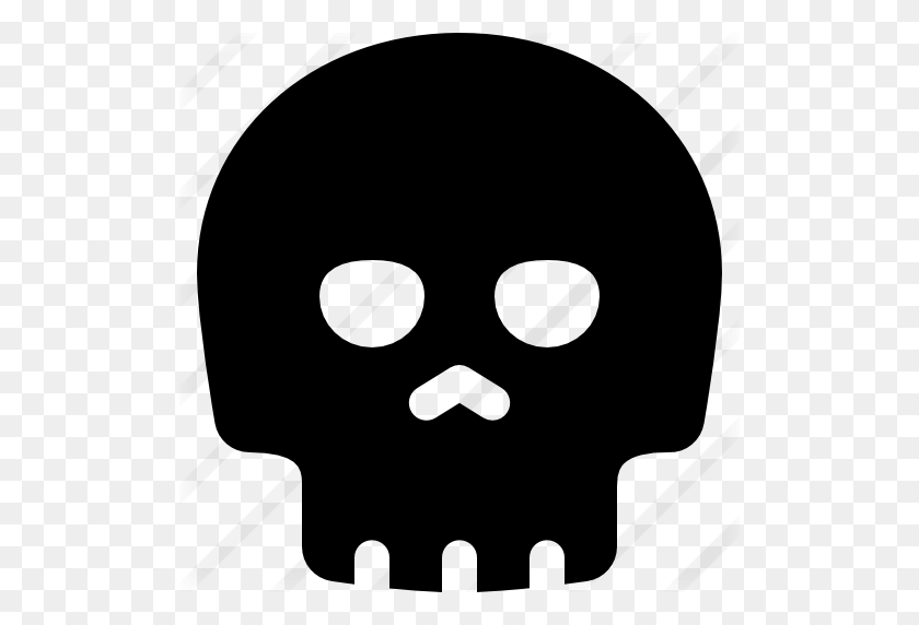 512x512 Cráneo - Cráneo Icono Png
