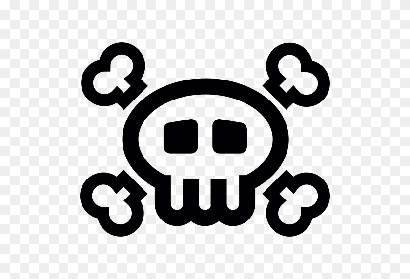 512x512 Skull And Bones Png Icon - Skull And Bones PNG